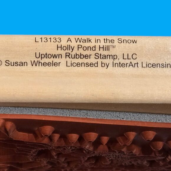Susan Wheeler Holly Pond Hill Snow Bunnies & Jamie Carter Christmas Rubber Stamp - Picture 4 of 16